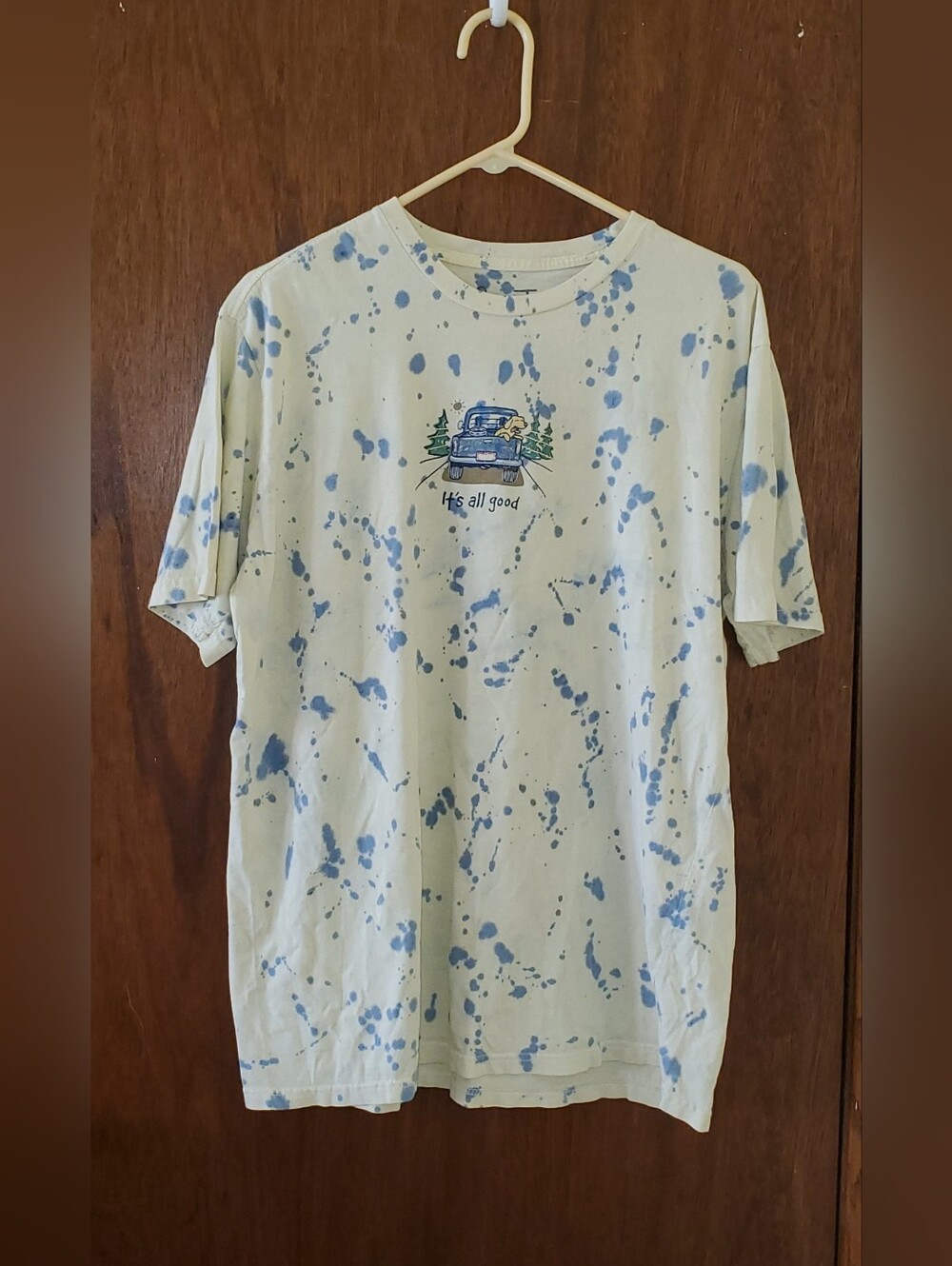 Positivitees Splatter Print Its All Good T Shirt Sz Xl